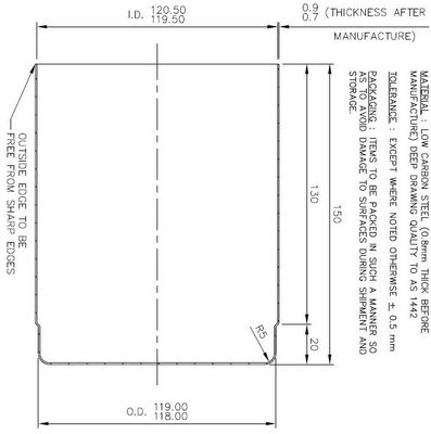 120x150mm 120x80mm फिल्टर केज कप