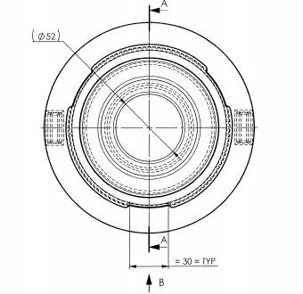 मिक्रोपुल एल्युमिनियम वेंचुरी 164x75x180mm
