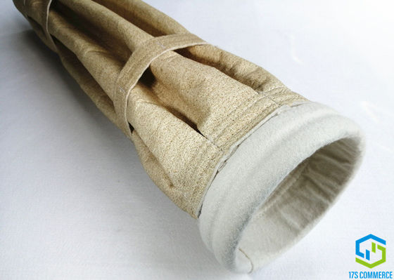 8 Pleats 160mm Aramid फ़िल्टर बैग Nomex फ़िल्टर बैग