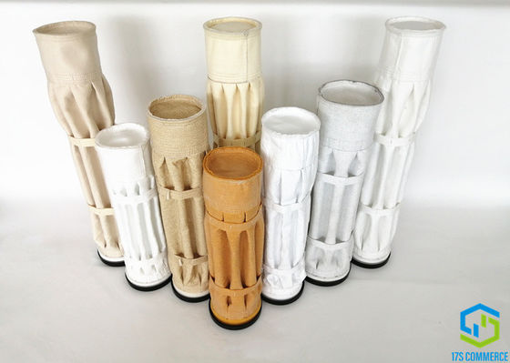 150mm एक्रिलिक औद्योगिक एयर फिल्टर बैग pleated