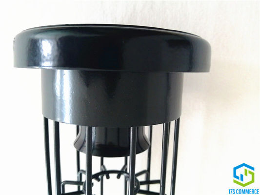 माइल्ड स्टील 110mm 120mm फिल्टर बैग केज और वेंचुरी कैप