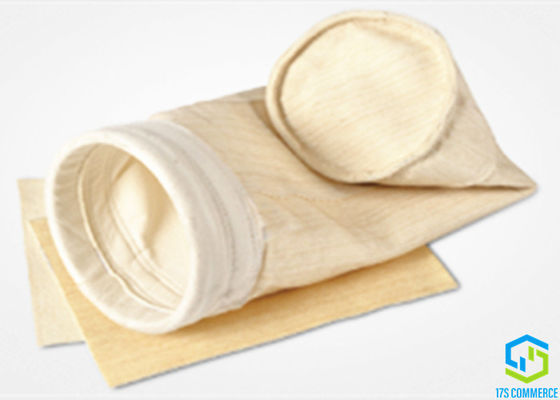 500gsm Aramid फ़िल्टर बैग और पिंजरे गोल स्टार फ़िल्टर बैग