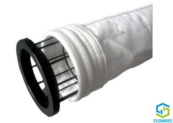 गोल PTFE फ़िल्टर बैग 750gsm धूल कलेक्टर टेफ्लॉन फ़िल्टर बैग