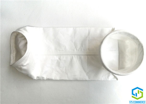 गोल PTFE फ़िल्टर बैग 750gsm धूल कलेक्टर टेफ्लॉन फ़िल्टर बैग