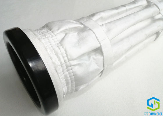8 Pleat PTFE फ़िल्टर बैग 130 मिमी धूल कलेक्टर फ़िल्टर बैग